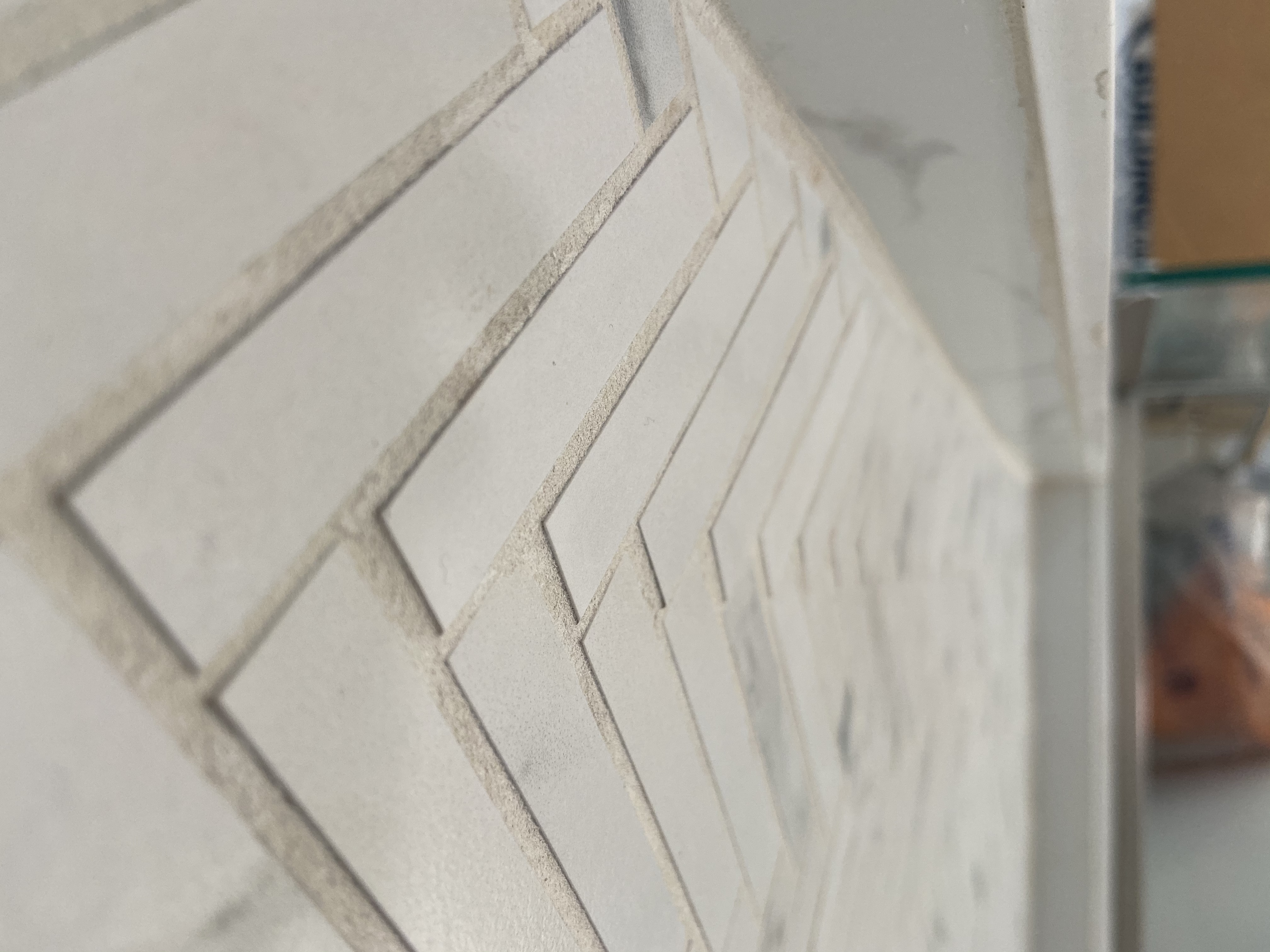 Sheetrock and glue/ bathroom tile Flooring Inspectors